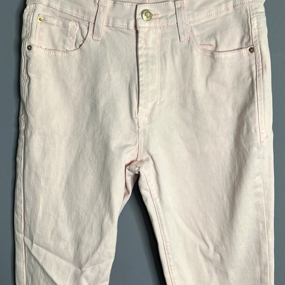 Kensie Ultimate High Rise Skinny Light Pink Jeans 2 - Picture 3 of 8